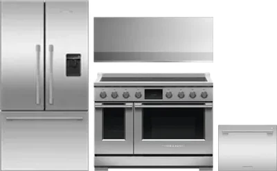 4 Piece Package Includes Refrigerator, Range, Hood And Dishwasher